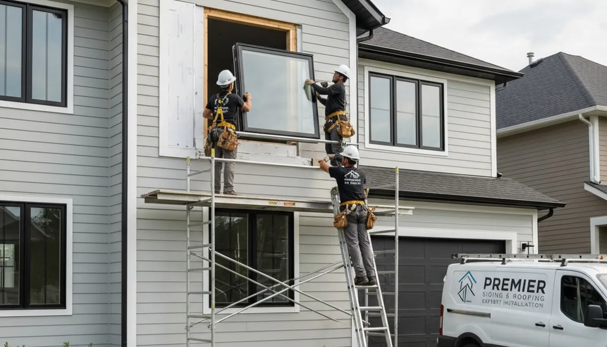 Professional skylight installation on vinyl siding home in Vancouver, WA by Next Level Exteriors
