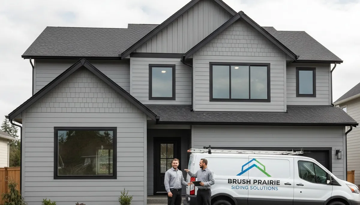 Vinyl siding installation by Vancouver, WA siding contractors for a home exterior upgrade