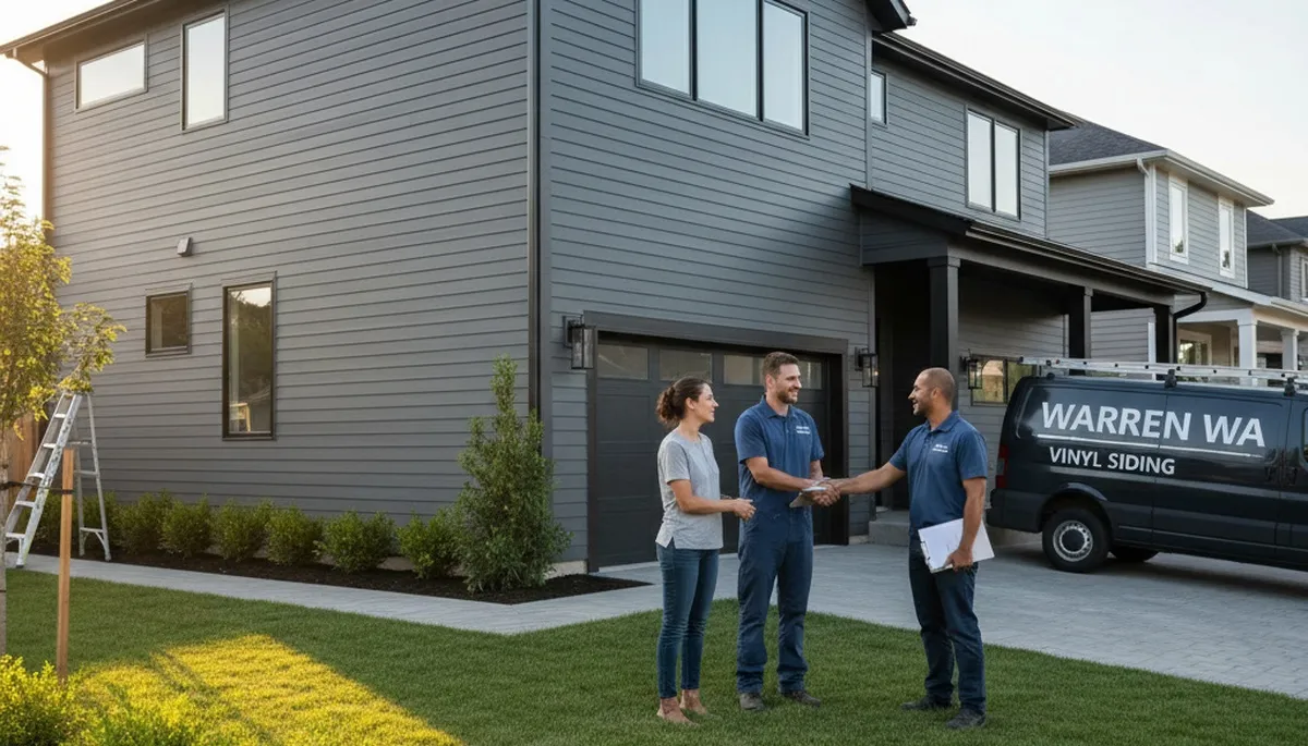Vinyl siding installation by local contractors in Vancouver WA homes