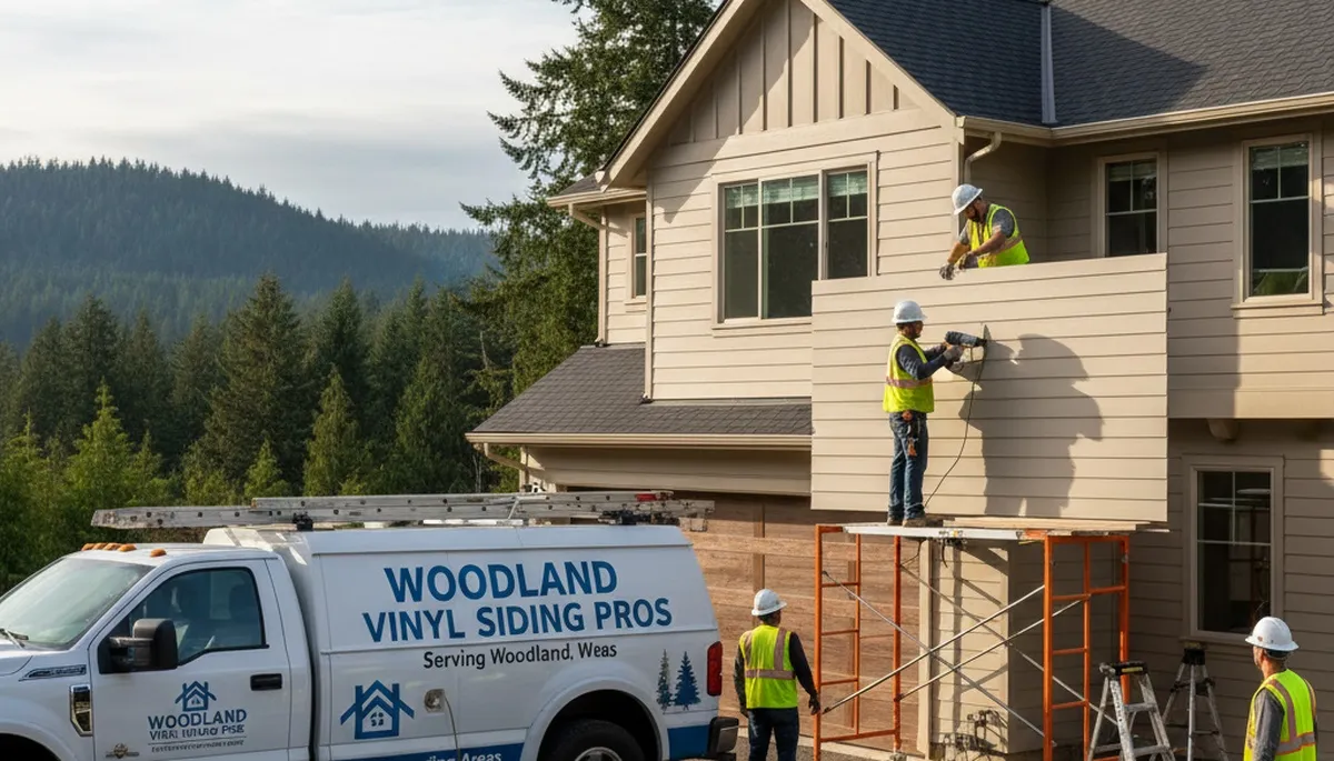 Professional vinyl siding installation on home exterior in Vancouver, WA
